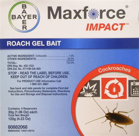 maxforce impact roach gel bait.